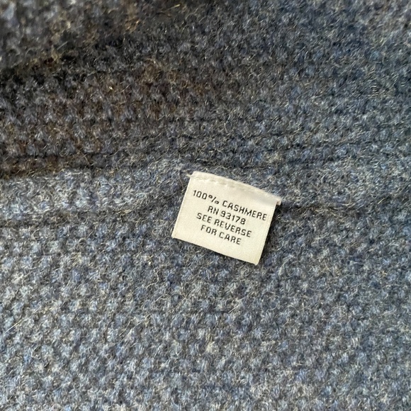 The Cashmere Project 100 Percent Cashmere Cardigan Gray/Blue Size Small - Picture 3 of 5